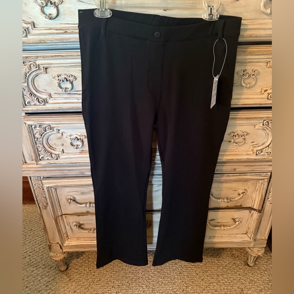 Black Flared Pants